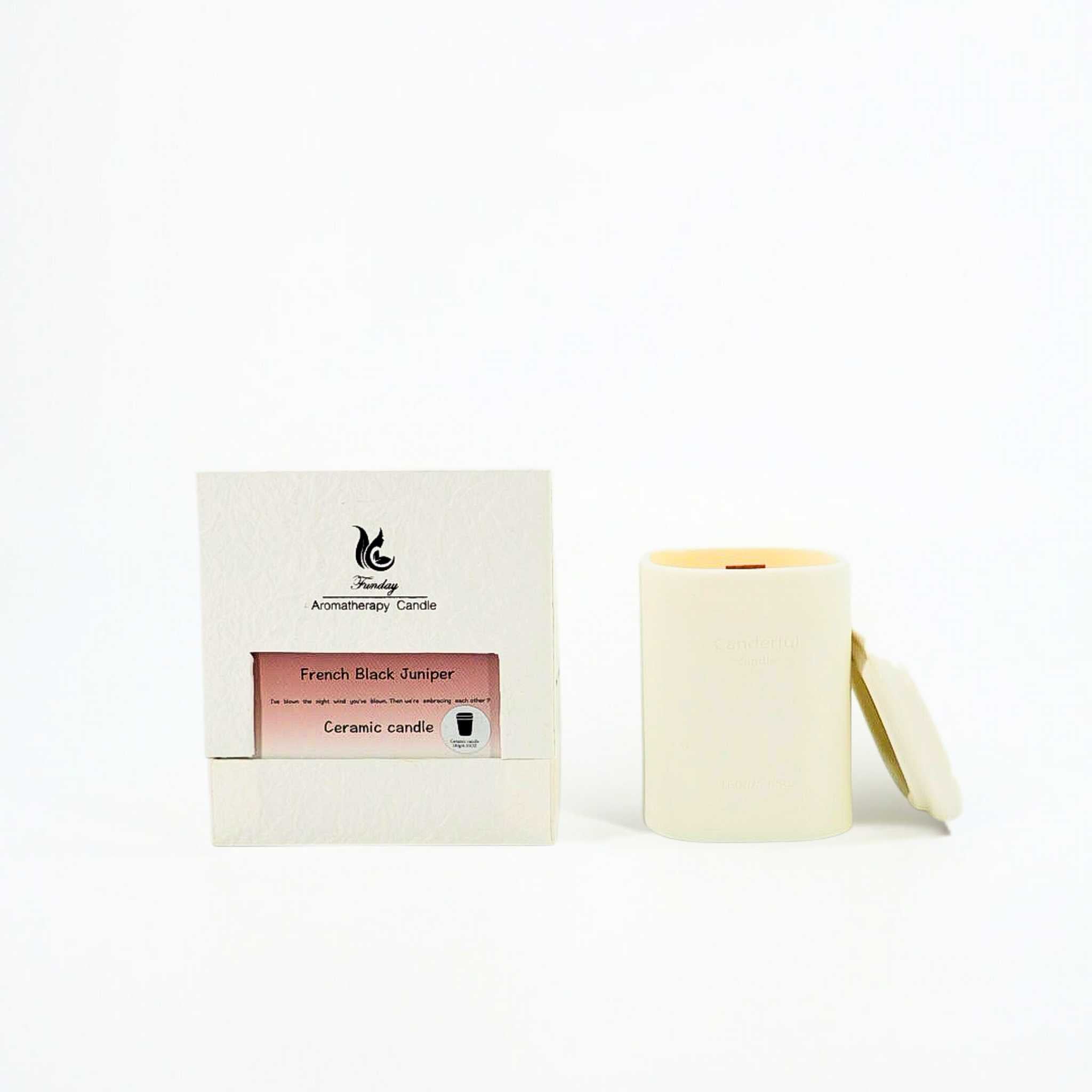 Ceramic Essential Oils Soy Wax Aromatherapy Candle