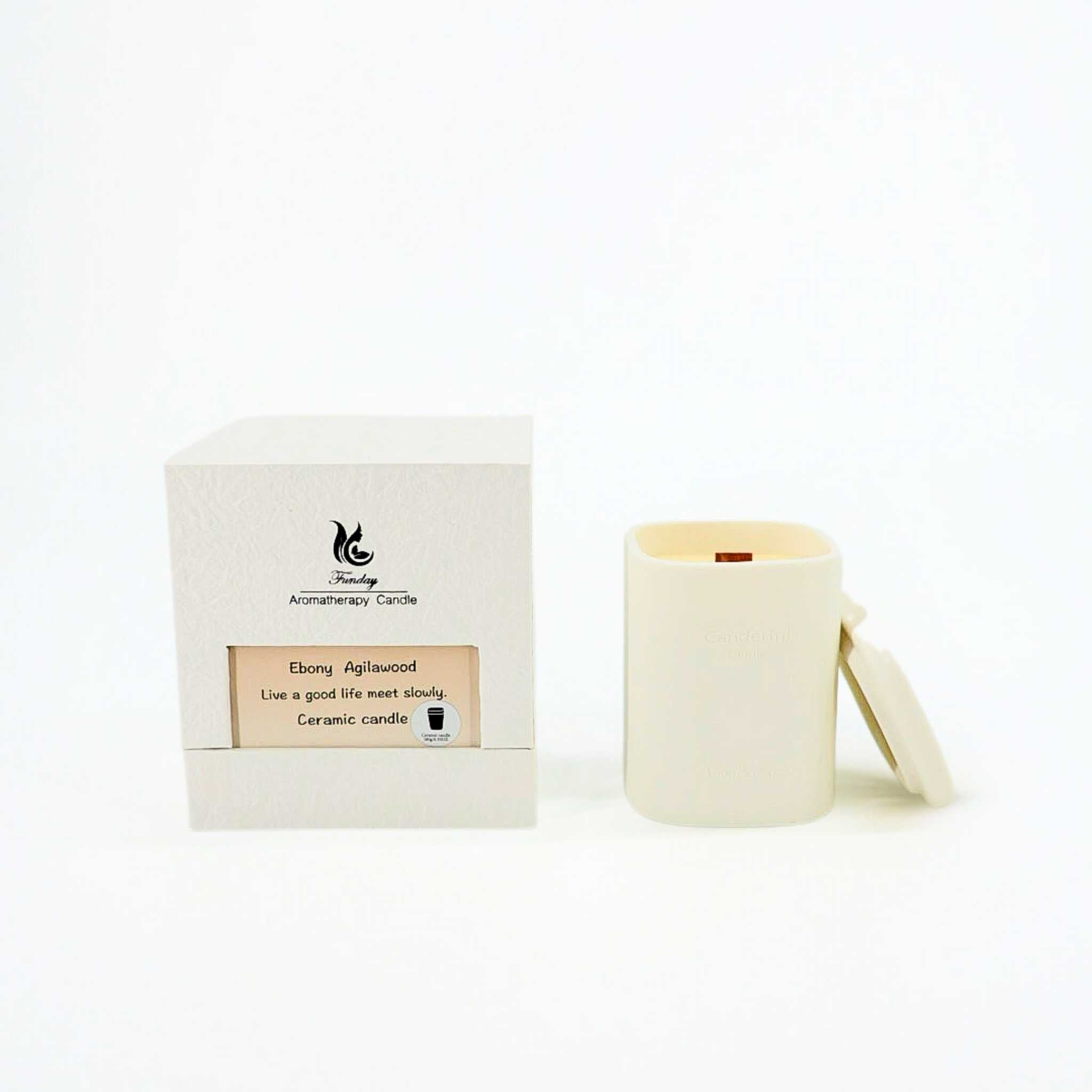 Ceramic Essential Oils Soy Wax Aromatherapy Candle