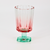 Glass Ice-cream Cup - Red and Green