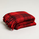  red plaid throw blankets