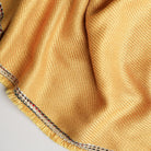 yellow 100% acrylic throw blanket soft and shiny and smooth
