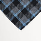 V COMPACT WOOLEN PLAID THROW BLANKET - Boucle Home