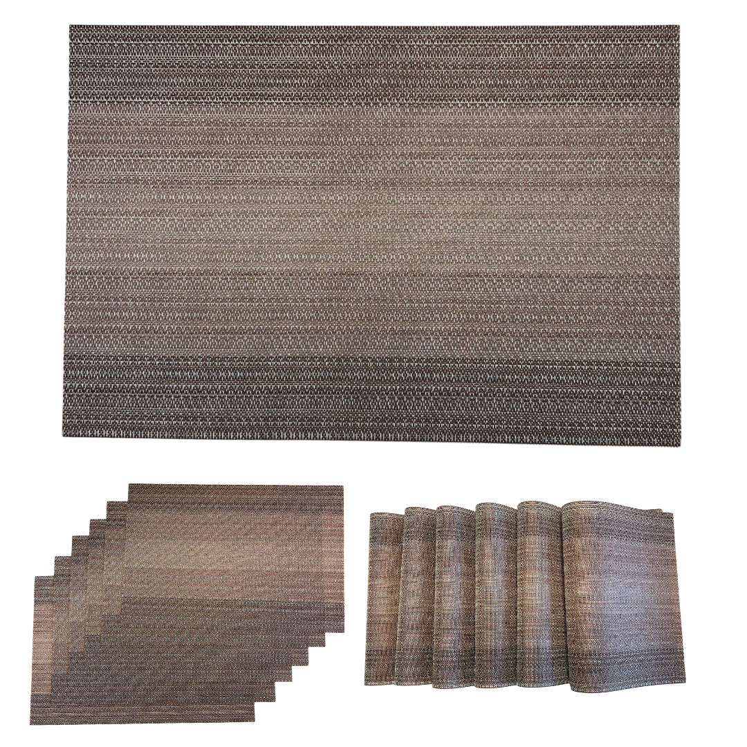 Brown Gradient Placemat (Set of 6)