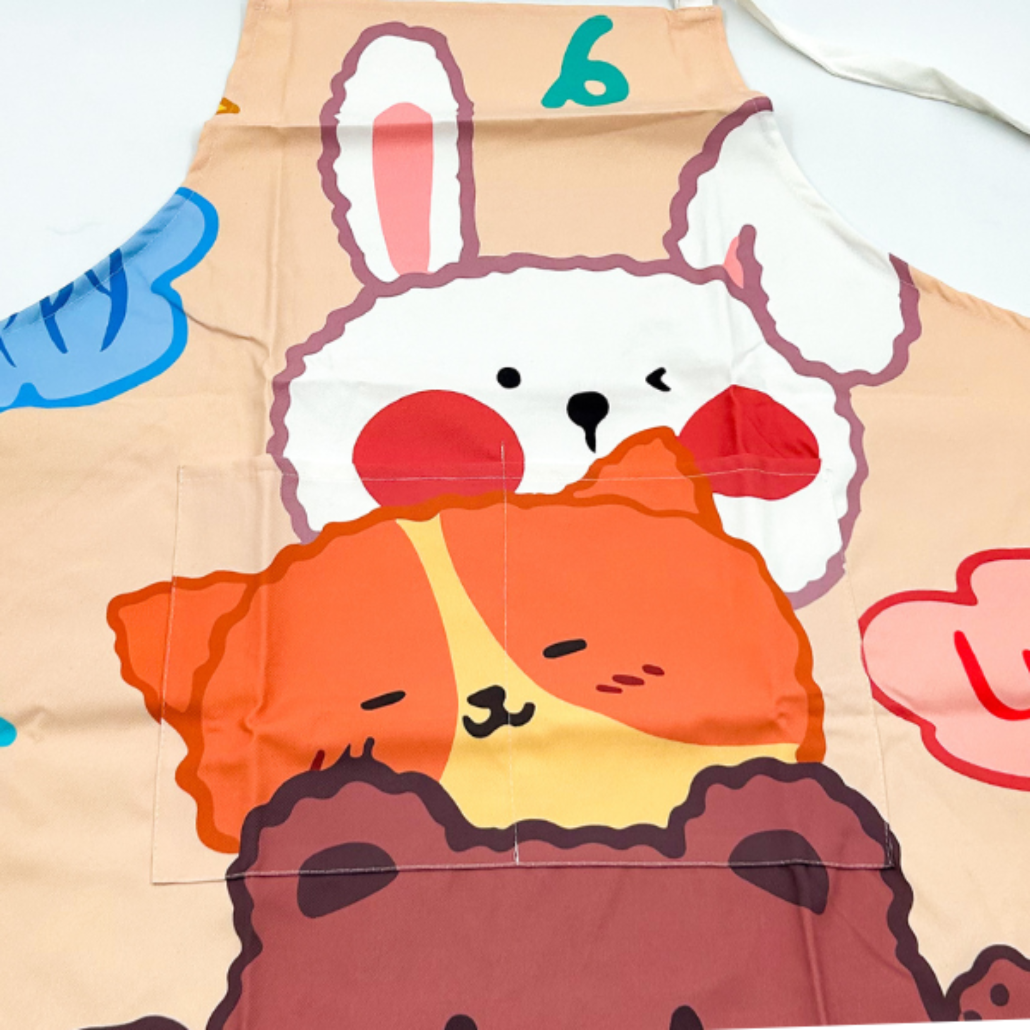 close up of animal apron