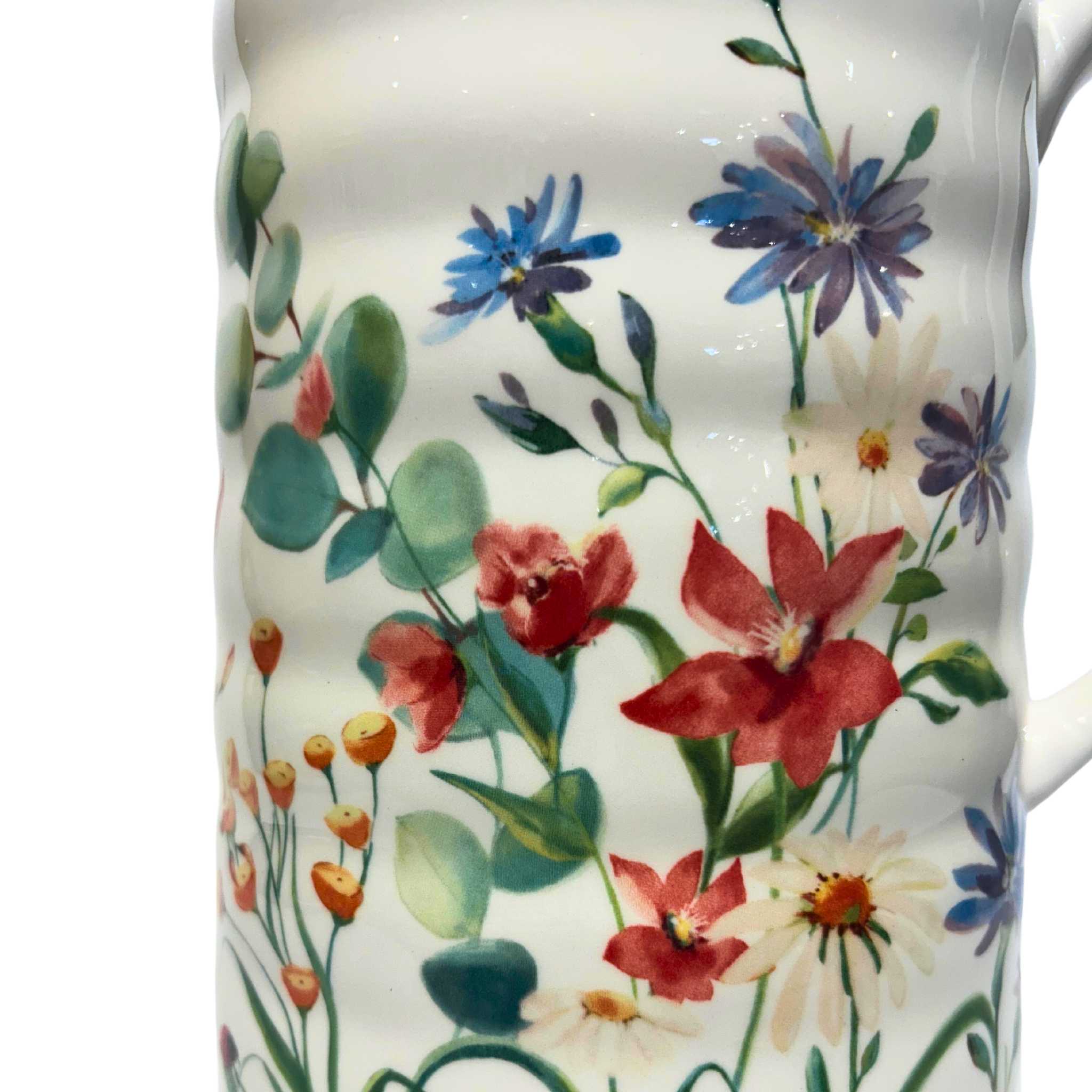 vase with decorative design white flower vase