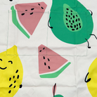 pear and watermelon apron close up 